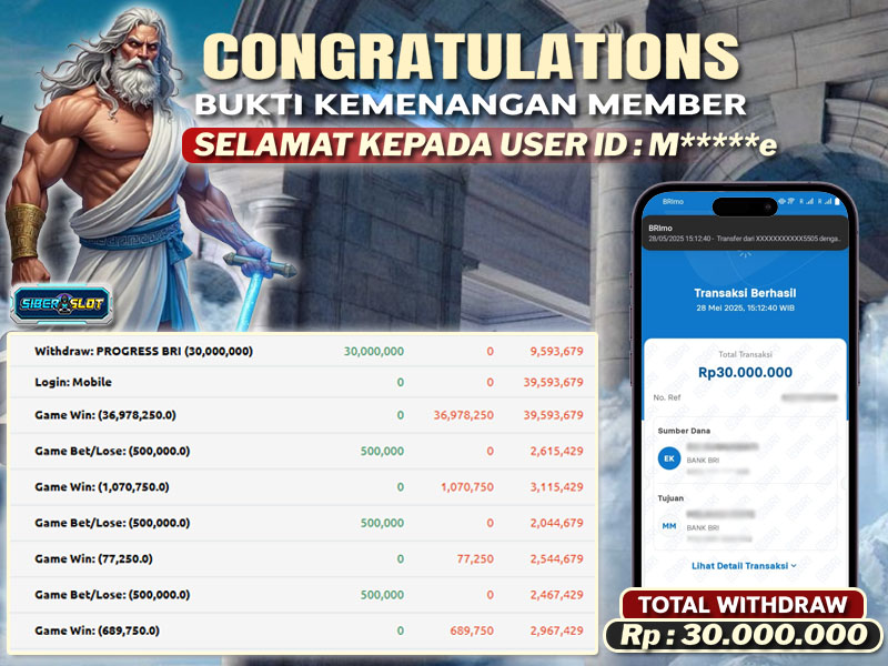 JACKPOT MAIN SLOT GATES OF OLYMPUS  1000 28 MEI 2025